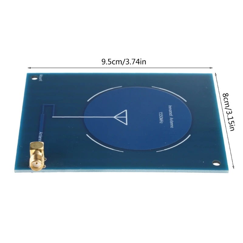 Dropship PCB Antenna 1.5Ghz Antenna SMAFemale Patches Gains 3.5dBi 66MHz Bandwidths for InmarsatAERO/STDC