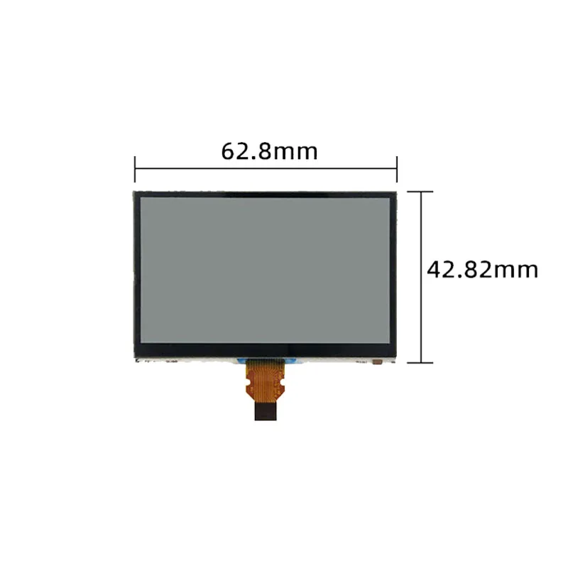 Sharp LS027B7DH01 2.7 Inch 400x240 Resolution Monochrome LCD Display Semi-Reflective Semi-Transparent For Handheld Terminal