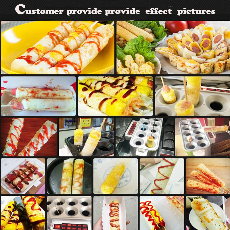 صانع السجق البيض التجاري آلة الوجبات الخفيفة آلة الأمعاء البيض الشواء عجة الإفطار البيض صانع اللفافات