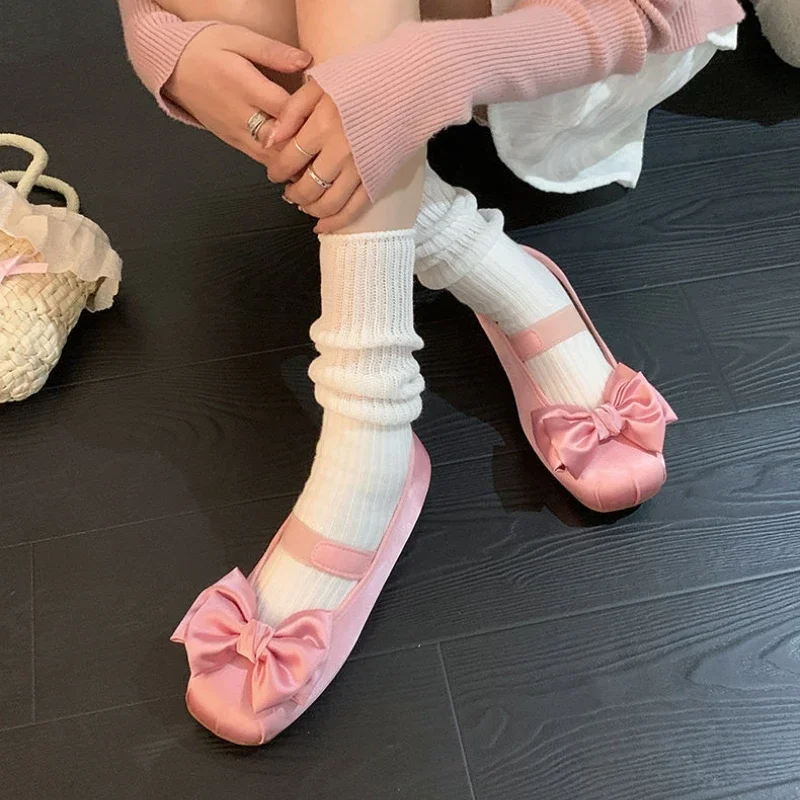 Kawaii Round Toe Cute Gothic Woman Flats Mary Jane Japanese Style Lolita Elegant Dress Cheap Clearance on Sale Shoes for Women