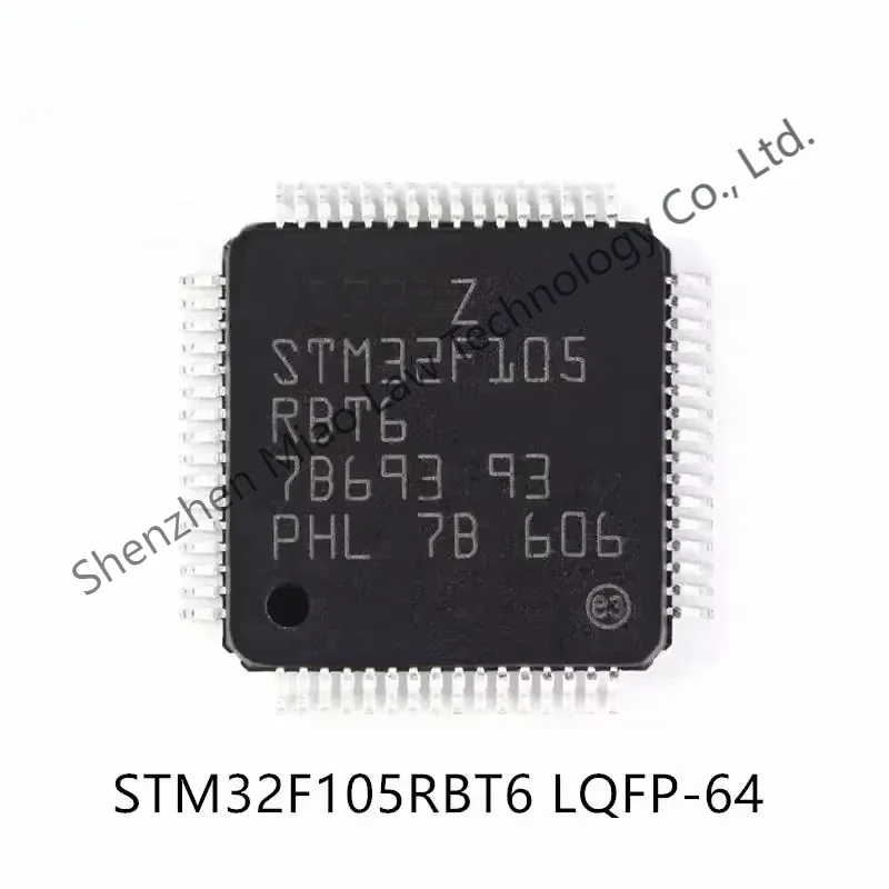 

STM32F105RBT6 STM32 F105RB F105RBT6 32F105RB STM32F105 LQFP-64 ARM Cortex-M3 32 Bit Microcontroller Chip MCU IC Controller