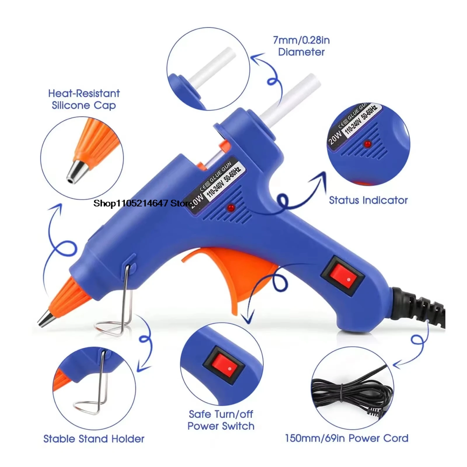 Pistola de pegamento termofusi - Heat Gun Small reseña y precio