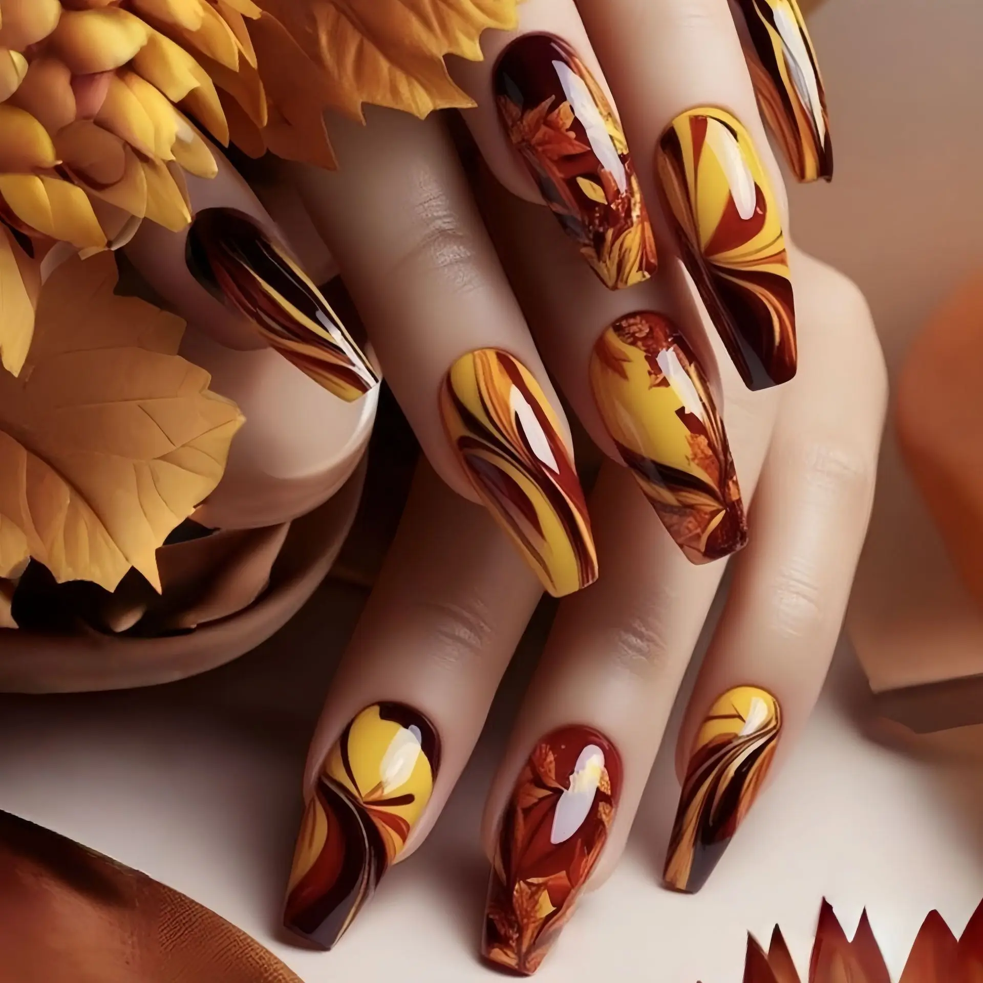 24 قطعة الانتهاء أظافر صناعية الفن منتصف طول الباليه الأظافر مجموعات اضغط على بريق زهرة تصميم الأظافر وهمية مجموعة الاكريليك نعش مانيكير