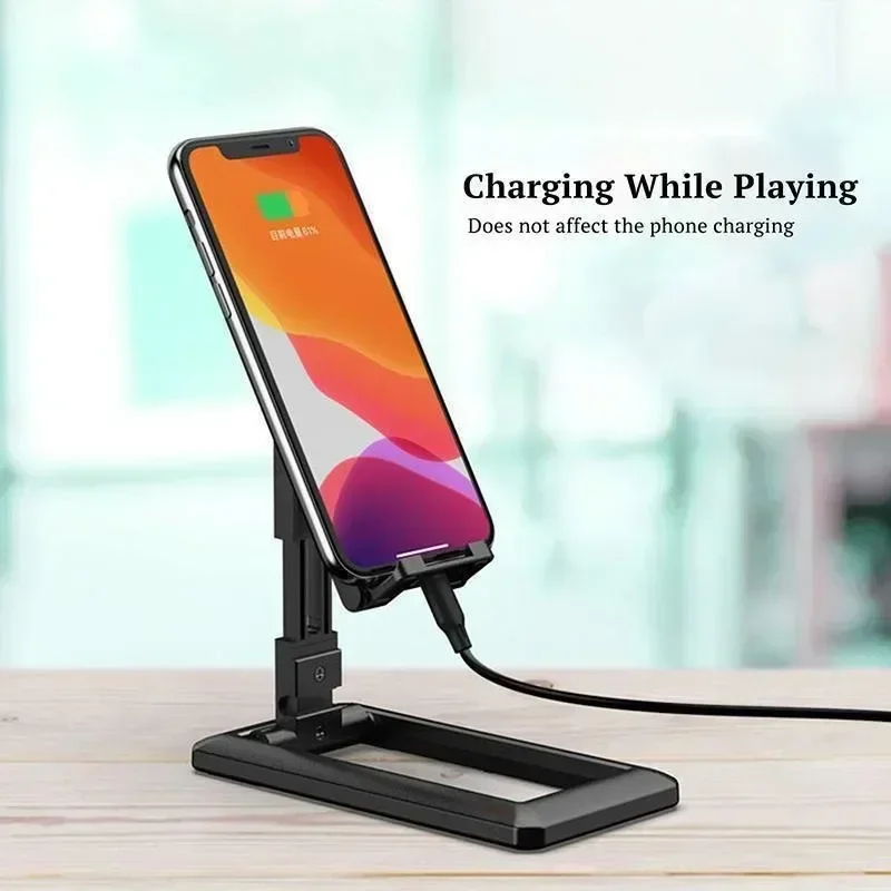 Portable Desktop Holder Foldable Mini Moblie Phone Stand For iPhone 13 Pro Max iPad Xiaomi Desk Bracket Portable Stand image 6