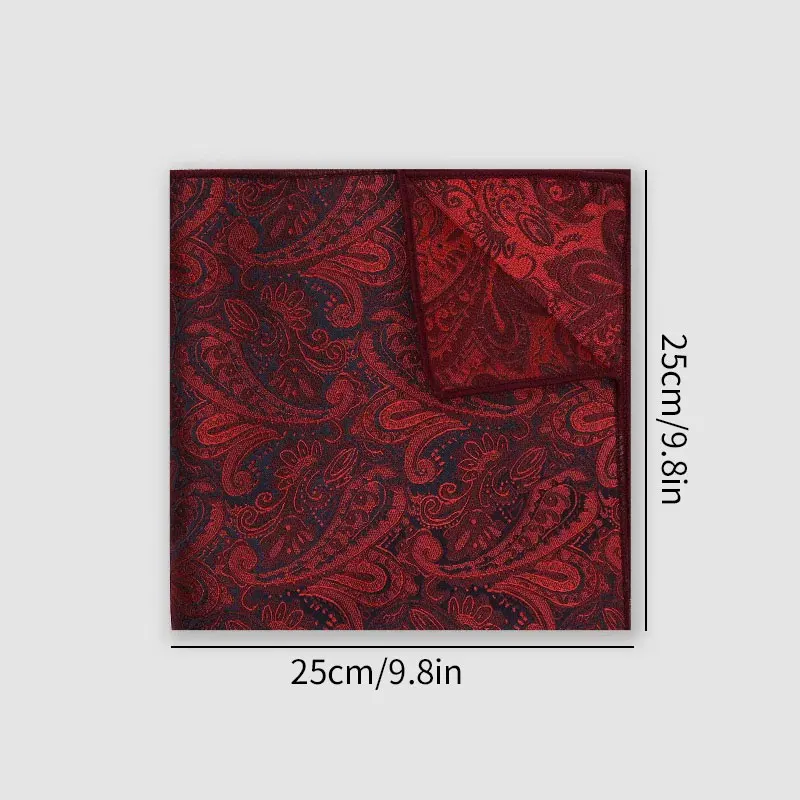 Модный трендовый мужской носовой платок в стиле ретро, карманный квадратный мужской носовой платок, разноцветный для деловой свадьбы