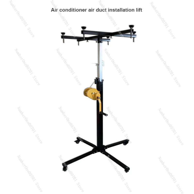 2.5M/3M/3.5M/4M air conditioner air duct installation lift 220v electric/manual hanging cabinet wall cabinet installation tool