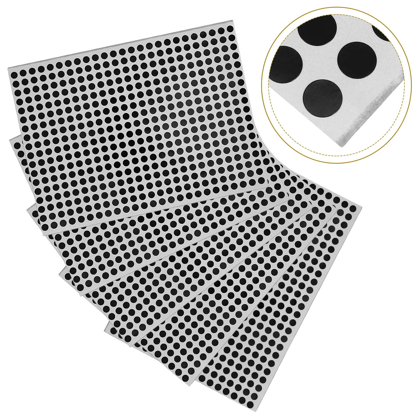 

10 Sheets Round Sticker Label Colored Dot Stickers Coding Labels Coloured Dots Decorative Paper Office Coded Colour-coding