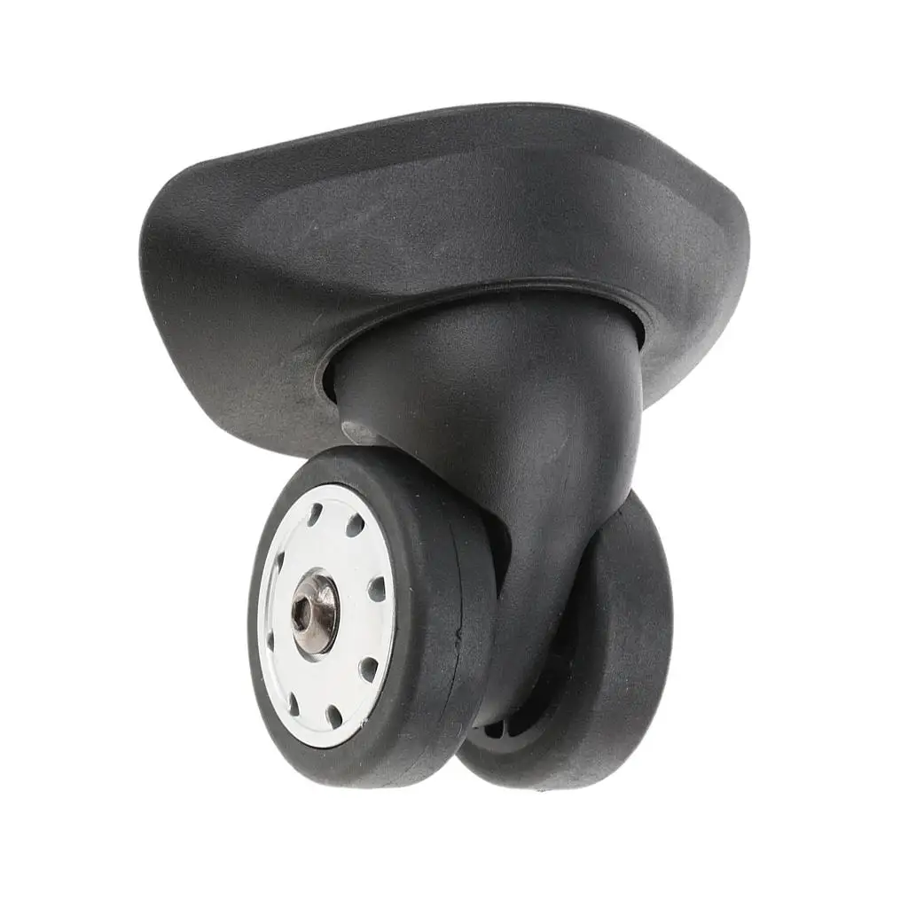 Durable PVC Metal Luggage Wheel Rack Pair Suitcase Caster Universal Repair for Travel Bags and Trolleys