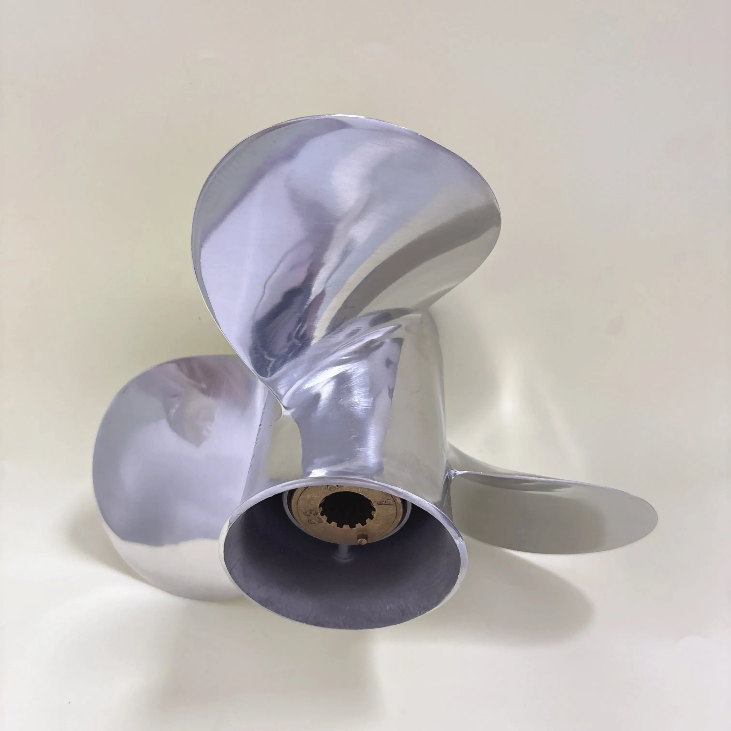 Stainless steel propeller, two stroke, 40 horsepower, 13 inch