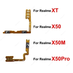 For Realme XT X50 X50 Pro X50M 5G On OFF Power Volume Flex Cable Power Volume Side Button Flex Cable Parts