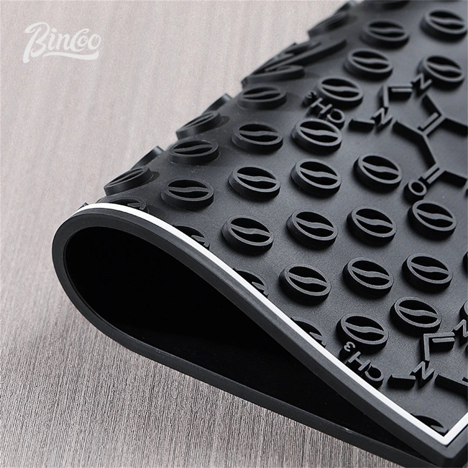 Bincoo Bar Mat Rubber Antislip PVC Coffee Bar Mats Cup Mat Waterproof Heat Resistant Durable Drain Mat for Home Bar Cafe Barista