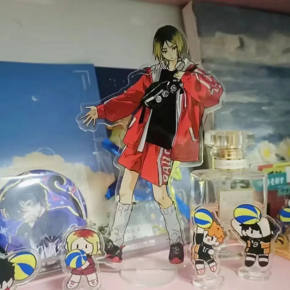 Haikyuu Figure Set Kozume Kenma squisita creatività modello studente Desktop Tetsurou Kuroo decorare ornamenti regalo Festival Anime