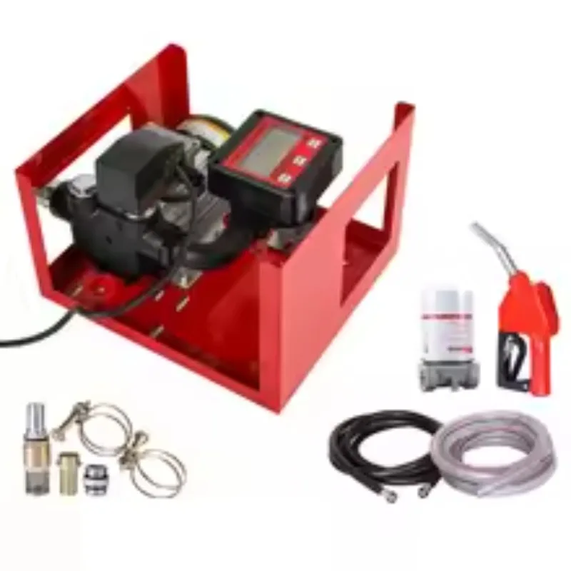Portable Liquid Transfer Unit 12V 24V 220V with Metering Refueling Design