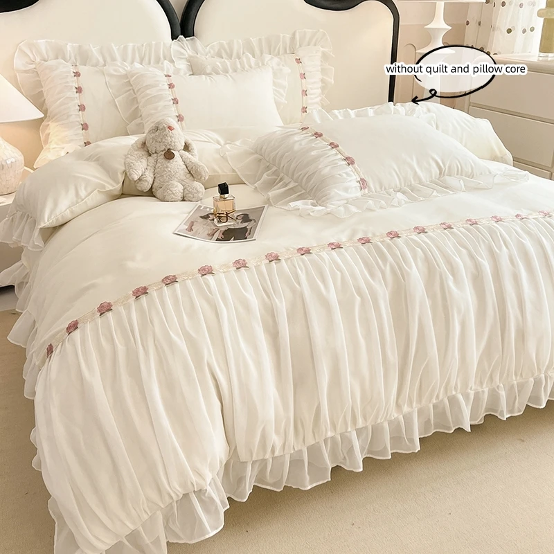 3-teiliges Bettwäsche-Set, King-Size-Bettbezug, Kissenbezüge für alle Jahreszeiten ﻿ – Detail 5
