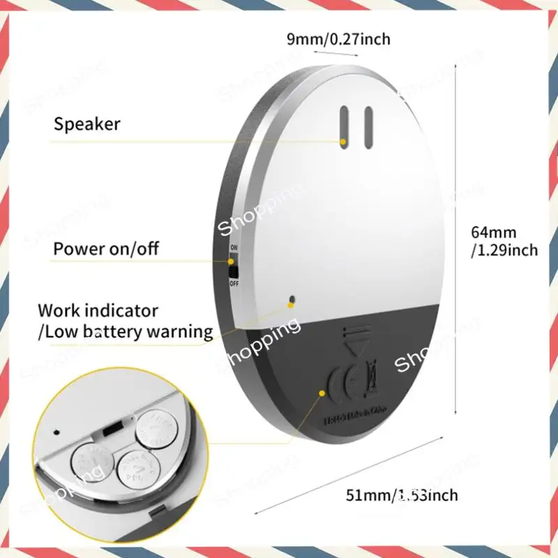 M20K 1 pièces détecteur de vibrations porte fenêtre capteur d'alarme de Vibration maison hôtel haute décibel Vibration Induction alarme antivol
