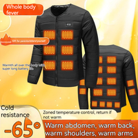 2025 Winter New Dual-Control Zone 22 Smart Heated Cotton Jacket Electric Heated Vest for Men