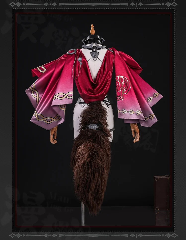 الدعائم الرائعة لوبا تأثيري حلي هالوين عيد الميلاد لعب الأدوار XS-XXL في الأوراق المالية لعبة Wuthering موجات ذيل لطيف حديثا