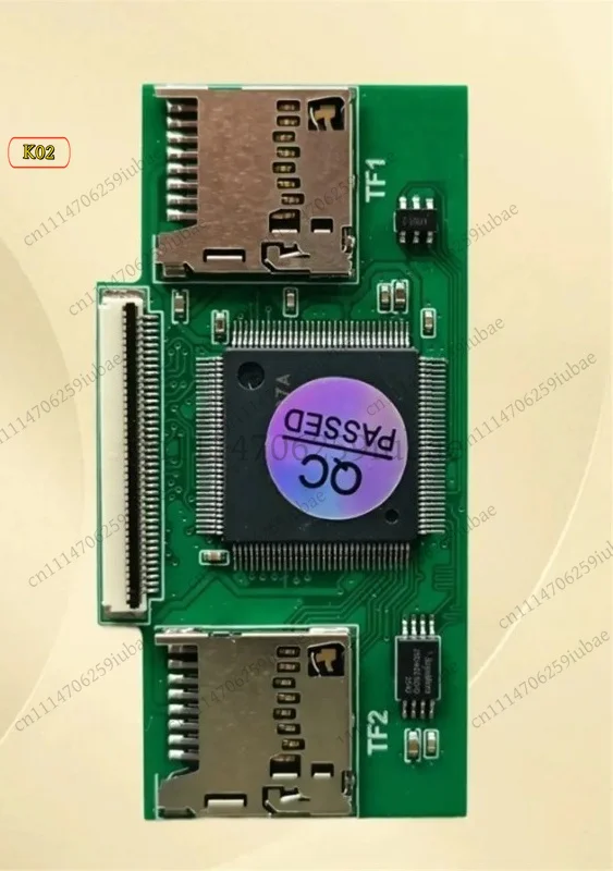 DT75BG Dual TF Card to CF Adapter Expansion Board Simultaneous Read Write for Industrial PC Computer Embedded System