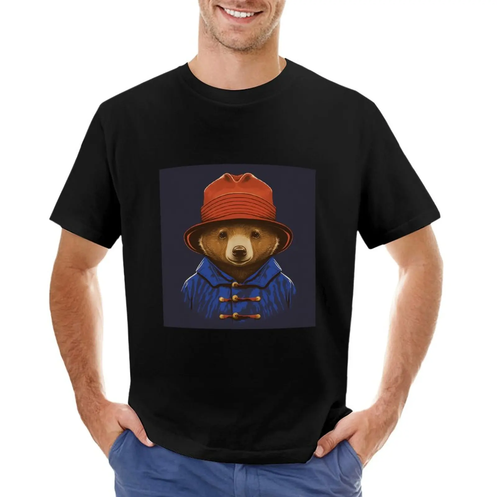 Paddington Bear T-Shirt shirts graphic tees sweat heavyweights vintage black t-shirts for men