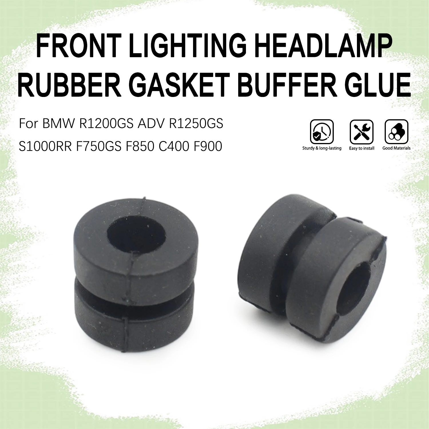 Front Headlight Buffer Rubber For BMW R1200GS ADV R1250GS S1000RR F750GS F850 C400 F900 Rubber Grommet 63128533690 Motorcycle