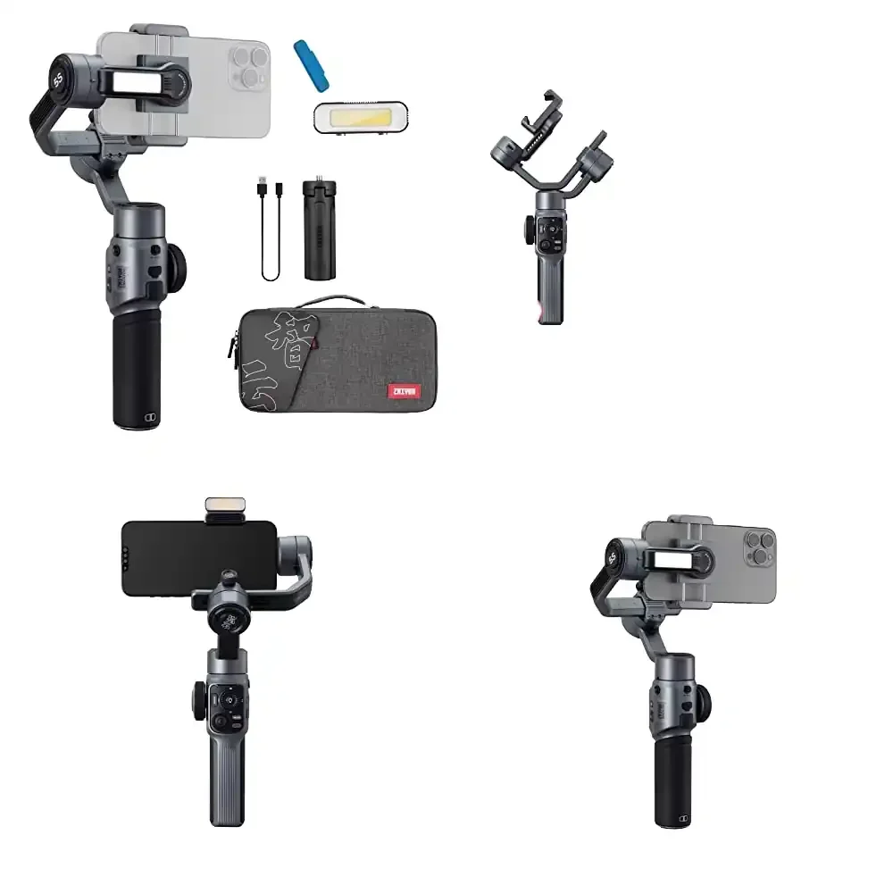 ZHIYUN Smooth 5S 3-Axis Gimbal Stabilizer for Smartphone DSLR Camera Anti-Shake Make Movie in STOCK NOW