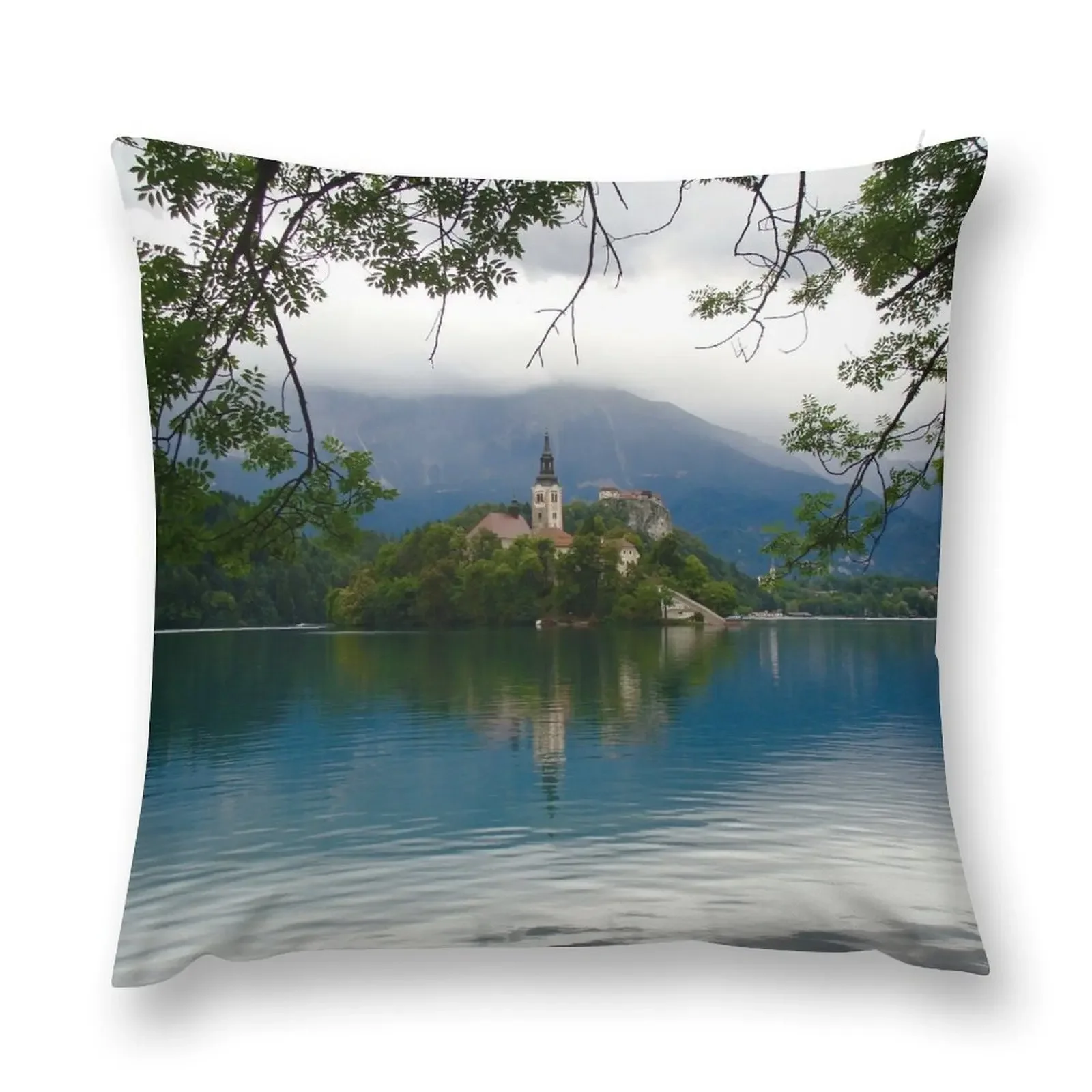 Lake Bled Throw Pillow christmas decorations for home 2025 pillow cover luxury Pillowcase pillow