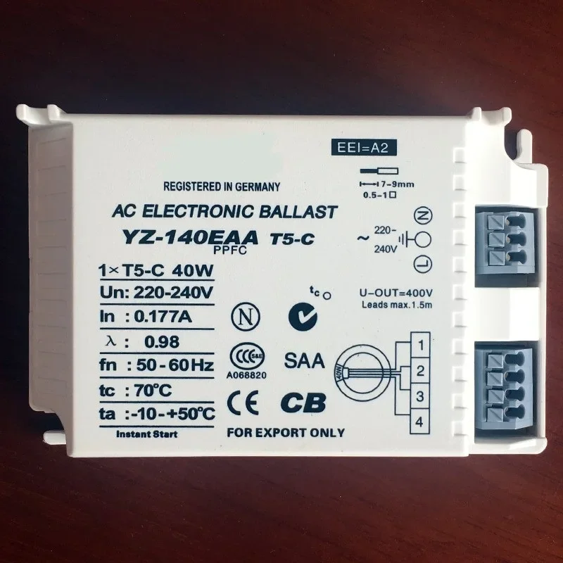

YZ-140EAA T5-C 40W 220-240V AC Electronic Ballast For Ring Lamp Standard Reator