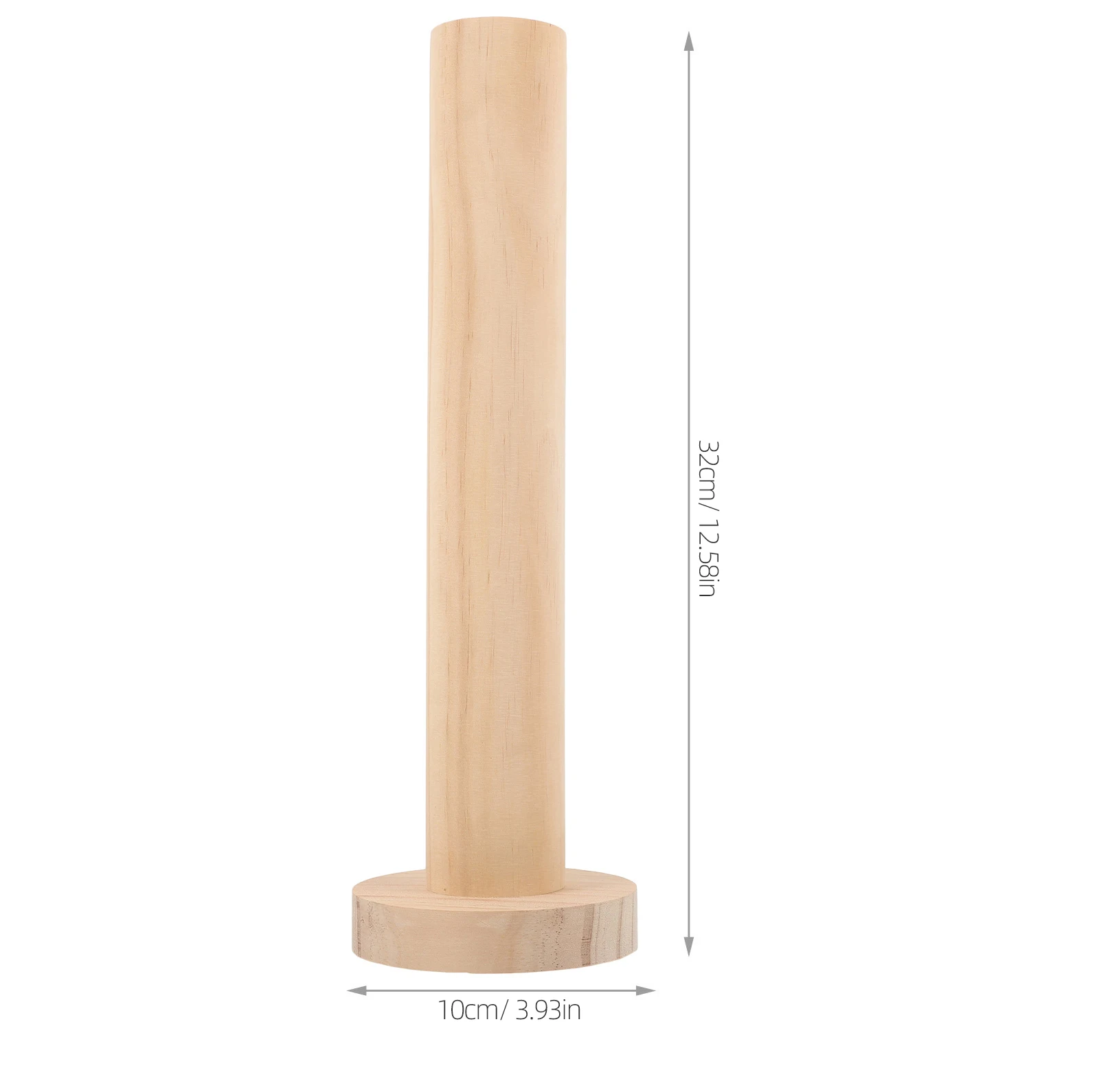 

Solid Wood Display Stand for Hair Accessories Organizer Holder Tie Band Rubber Rope Storage Durable Smooth Organizer Stand Home