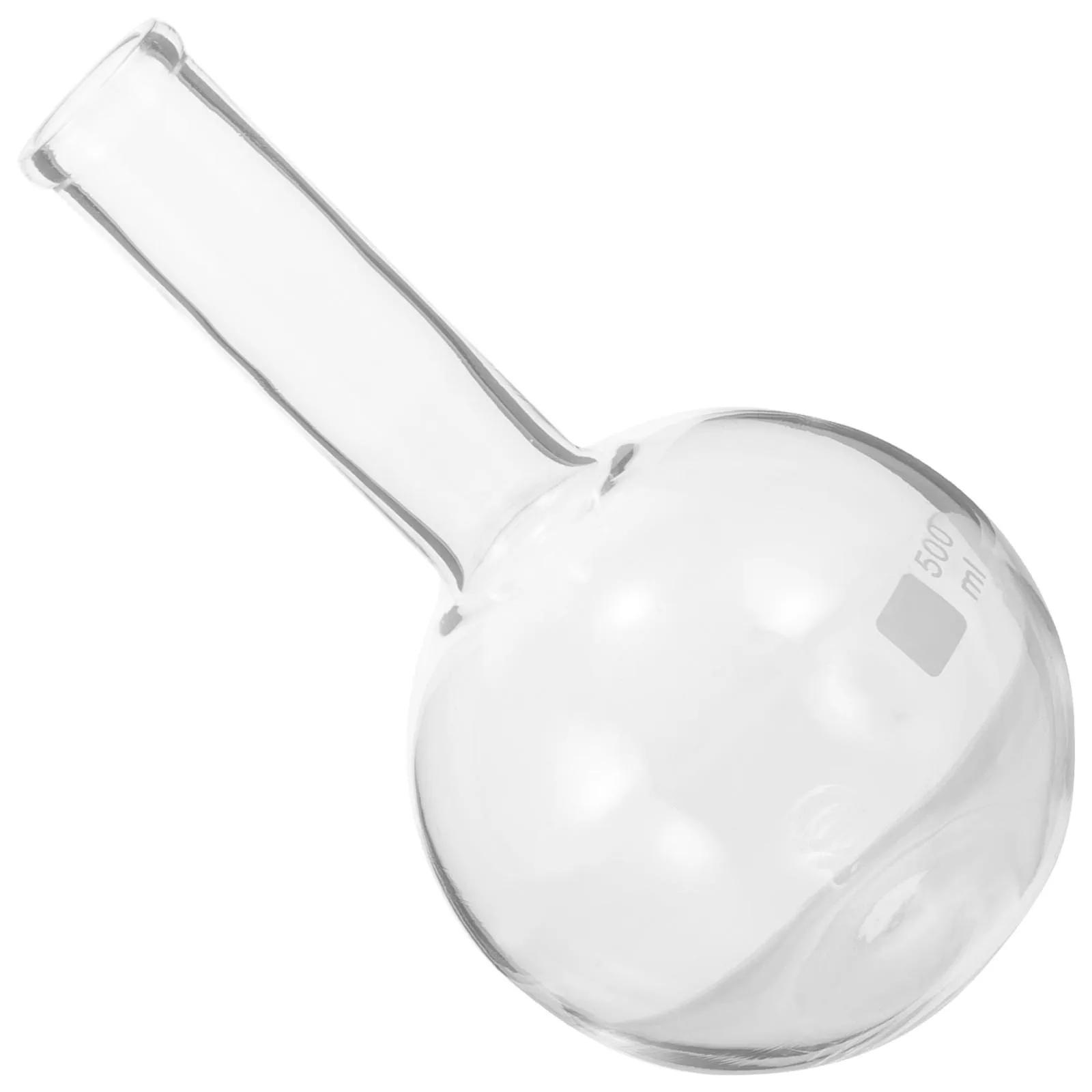 

Long Neck Glass Flask 500Ml Clear Stable Laboratory Chemistry Flask for Experiments Distillation and Pharmaceutical Use