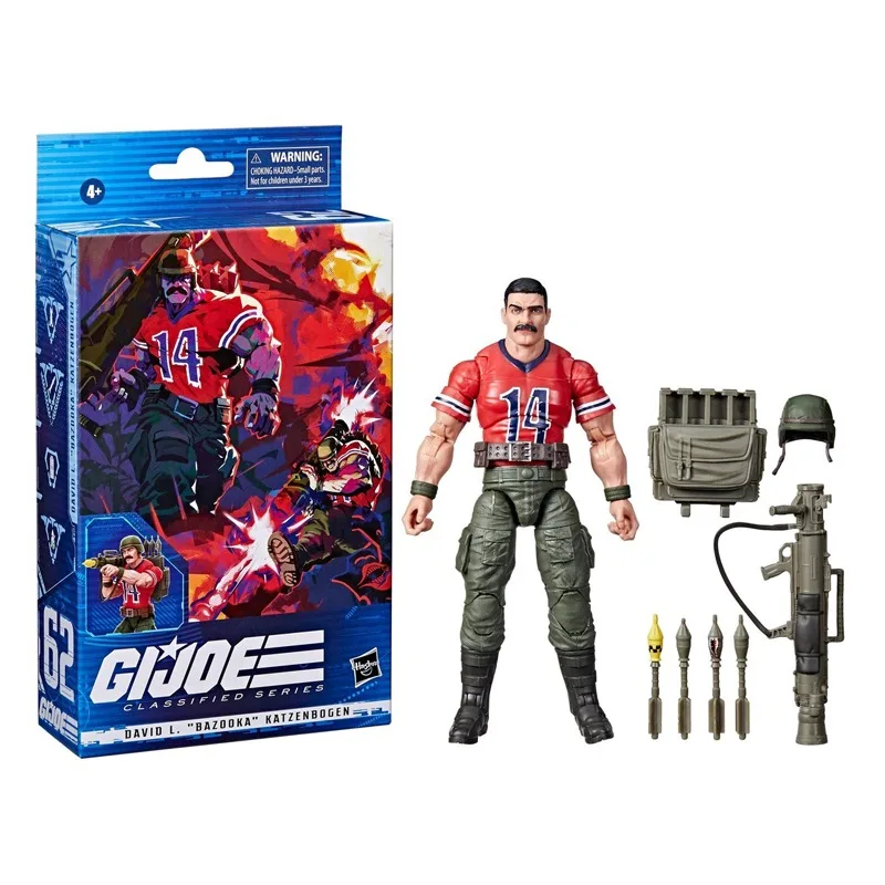 Hasbro G.I.J. Rocket Launcher Anime Surrounding Bazooka 6-inch Action Figure Hand Model for Holiday Gifts Back To School Anime