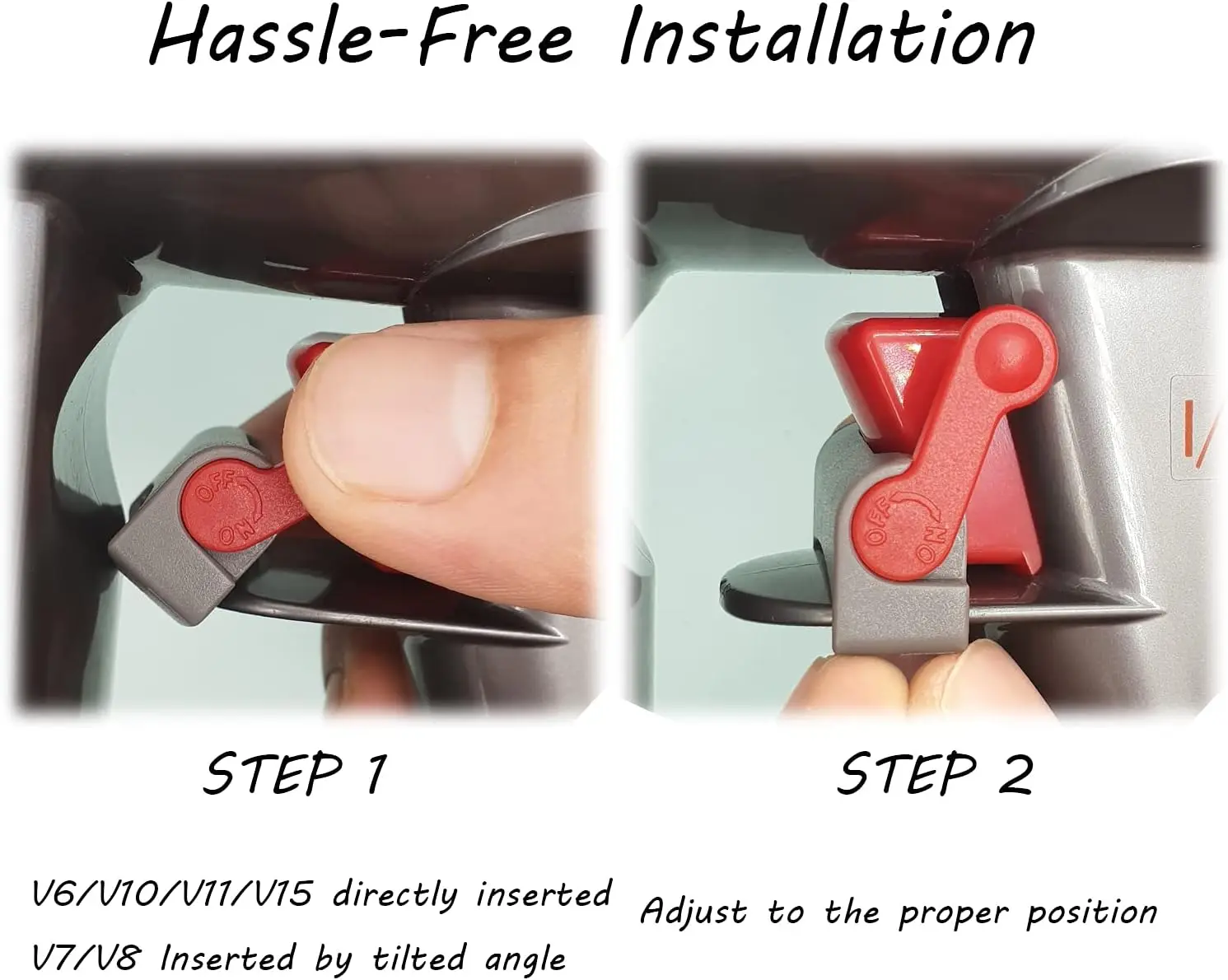 Trigger Lock Control Clamp Compatible with Dyson Absolute/Motorhead V6 V8 V7 V10 V11 V15 Series Vacuum Cleaner