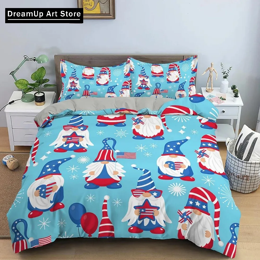 Christmas Bedding Set 3D Print Santa Claus Bedding Set Duvet Cover Bed Set Quilt Cover Pillowcase Twin Single Queen King Size