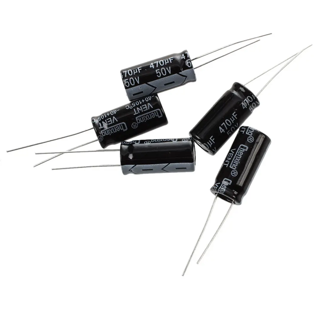 5 x 470uF 50V 105 Celsius Radial Electrolytic Capacitor 10x20mm