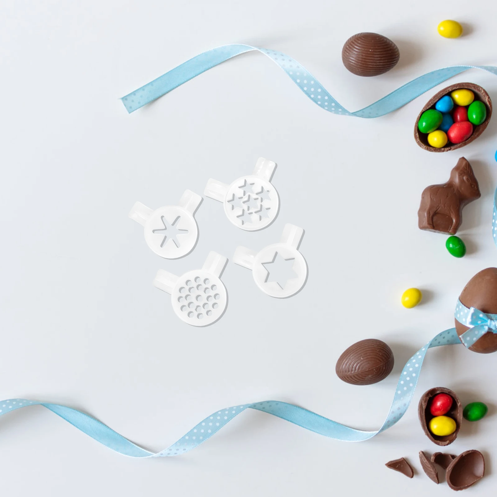 

4pcs Cream Machine Nozzles Shaping Accessories Reusable ing Tips Cake Ice Cream Machine Nozzles Decor Supplies Cookie