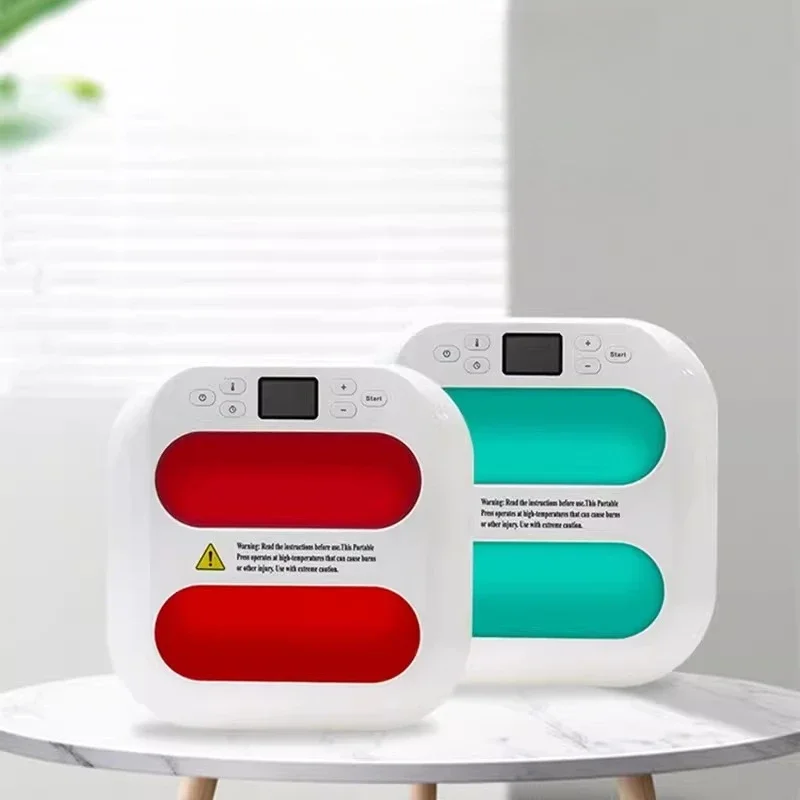 Household portable, heat transfer machine DIY small ironing machine T-shirt ironing sublimation, transfer machine, hot press,