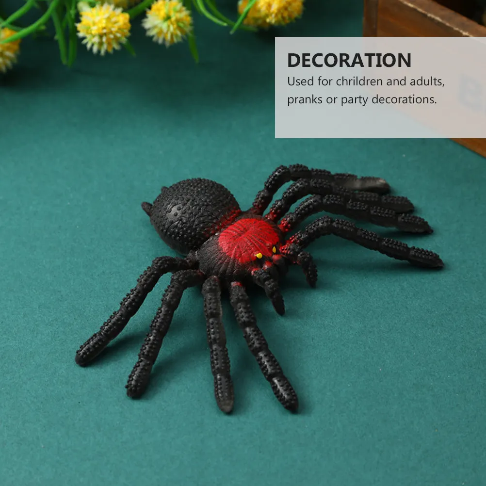 

6Pcs Halloween Simulated Spider Prank Horror Decorations Realistic Rubber Spiders for Party Scary Halloween Scene Layout