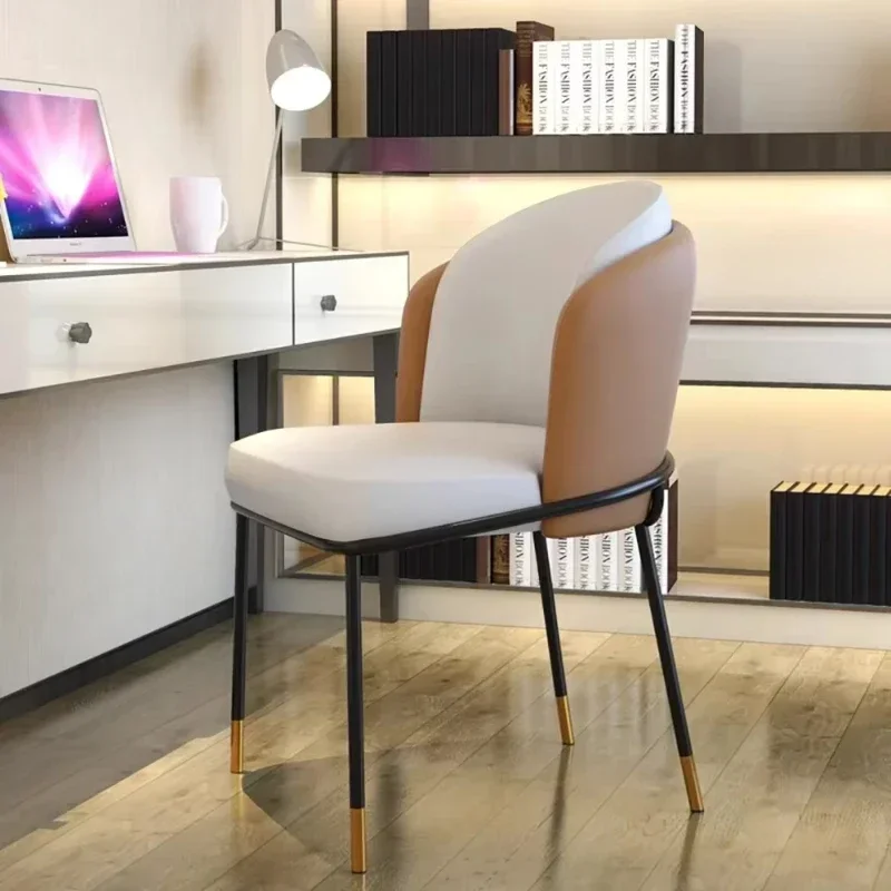 

Set Of 2 Dining Chairs Simple Quality Ergonomic Modern Unique LuxuryChair Nordic Delicacy Chaise Cuisine Furniture