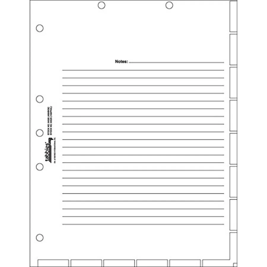 

Разделители для медицинских карт TAB54520, 400 шт./упаковка
