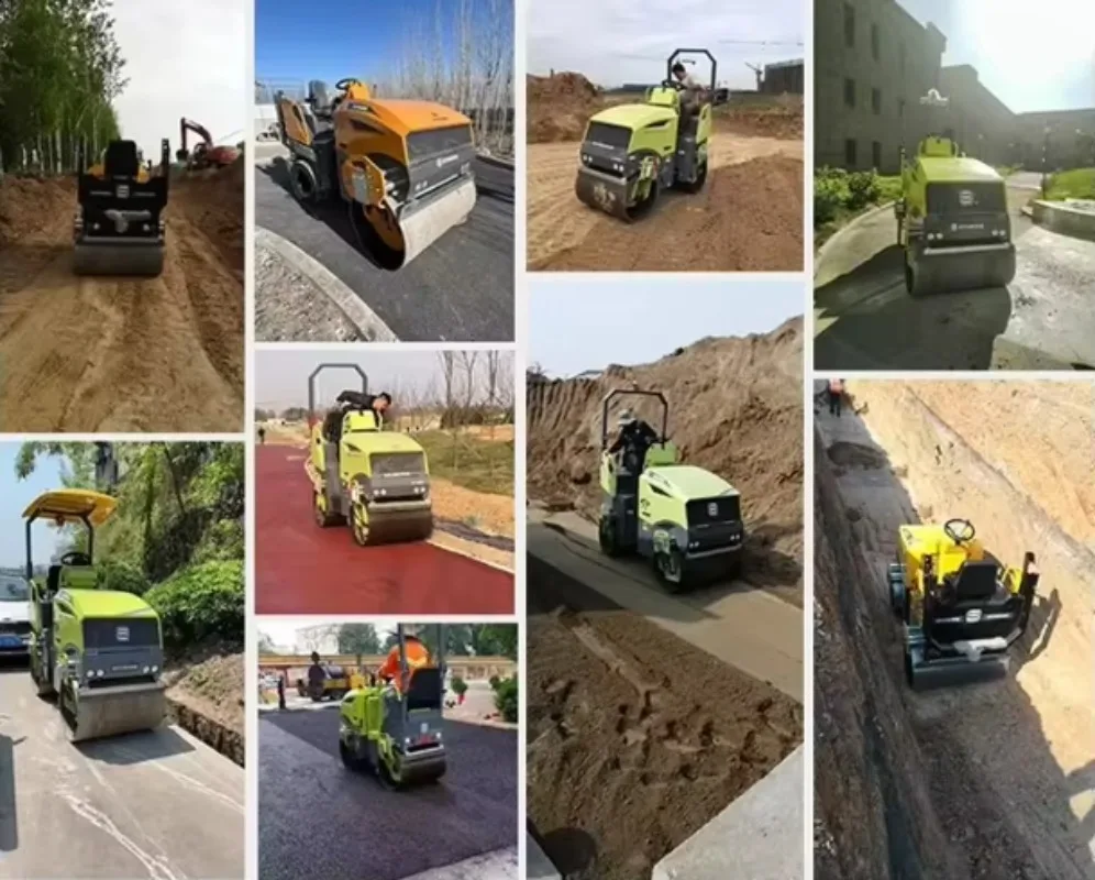 Hydraulic Road Roller Machine for Asphalt Soil and Gravel Compaction Suitable for Urban Construction Applications view 4