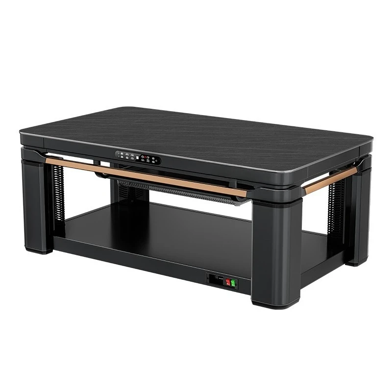 Electric heating table heating tea table one-piece roasting table 2025 new electric heater lifting living room electric