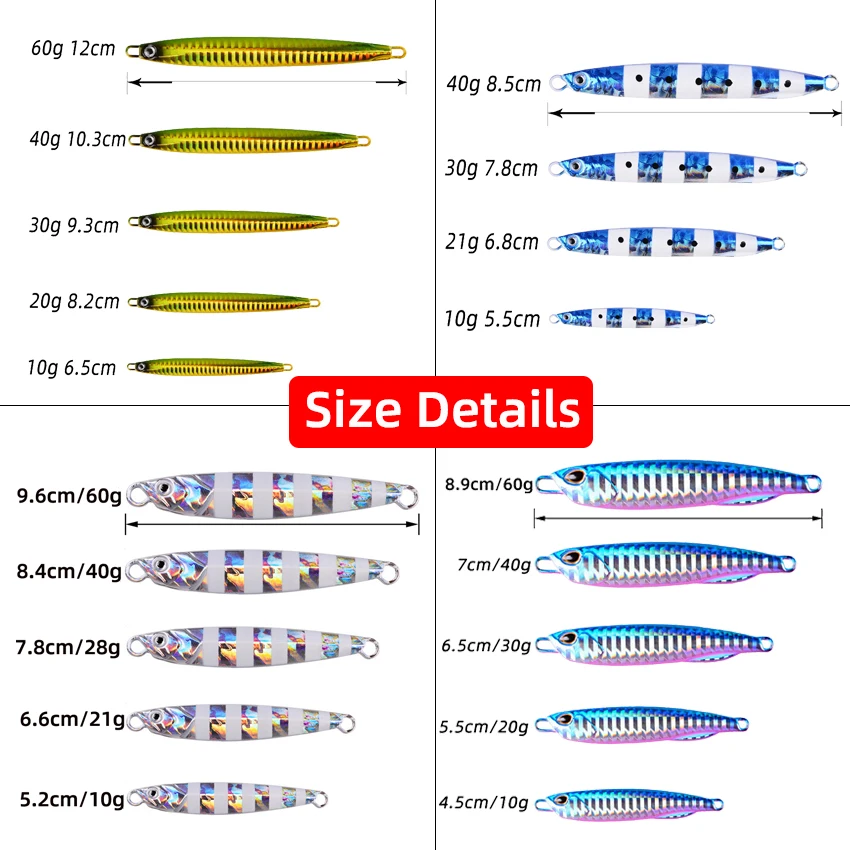 10 pièces/lot gabarits en métal moulé leurre cuillère 10G-30G