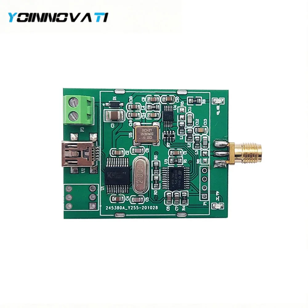 YT AD9833 DDS Signal Generator Module Sine/Square/Triangle Wave, 1Hz-9MHz, Serial PC Control, Frequency Synthesizer for Lab