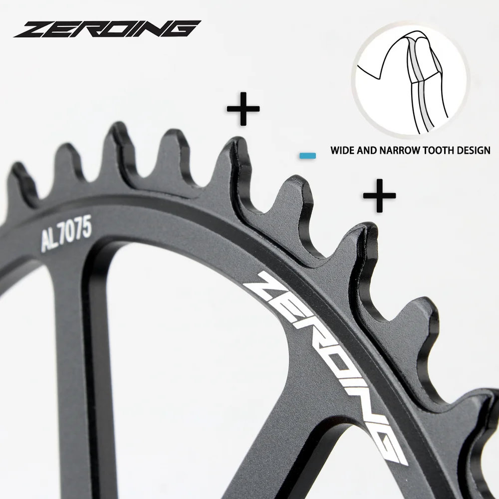 ZEROING Road Bike Tooth Disc 40 42 44 46 48 50T Folding Bicycle Sprocket Wheel Hollow Integrated Single Disc 10/11/12s Parts