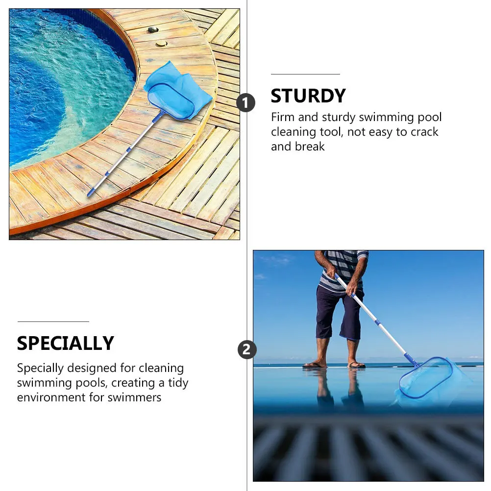 

1Set Swimming Pool Skimmer Net Premium Material Heavy Duty Leaf Scoop for Pool Pond Fountain Fountain Leaf Skimmer