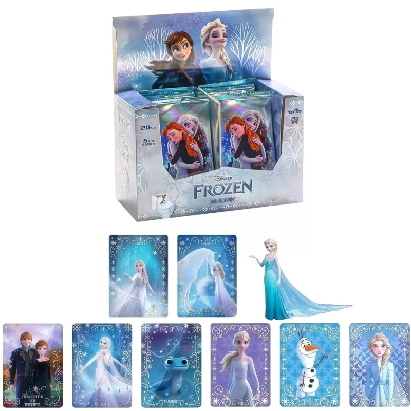 

Official Genuine Frozen Card Aisha Princess Girl Children's Card Magic Anime Peripheral Collection Toy Card Gift Original Box