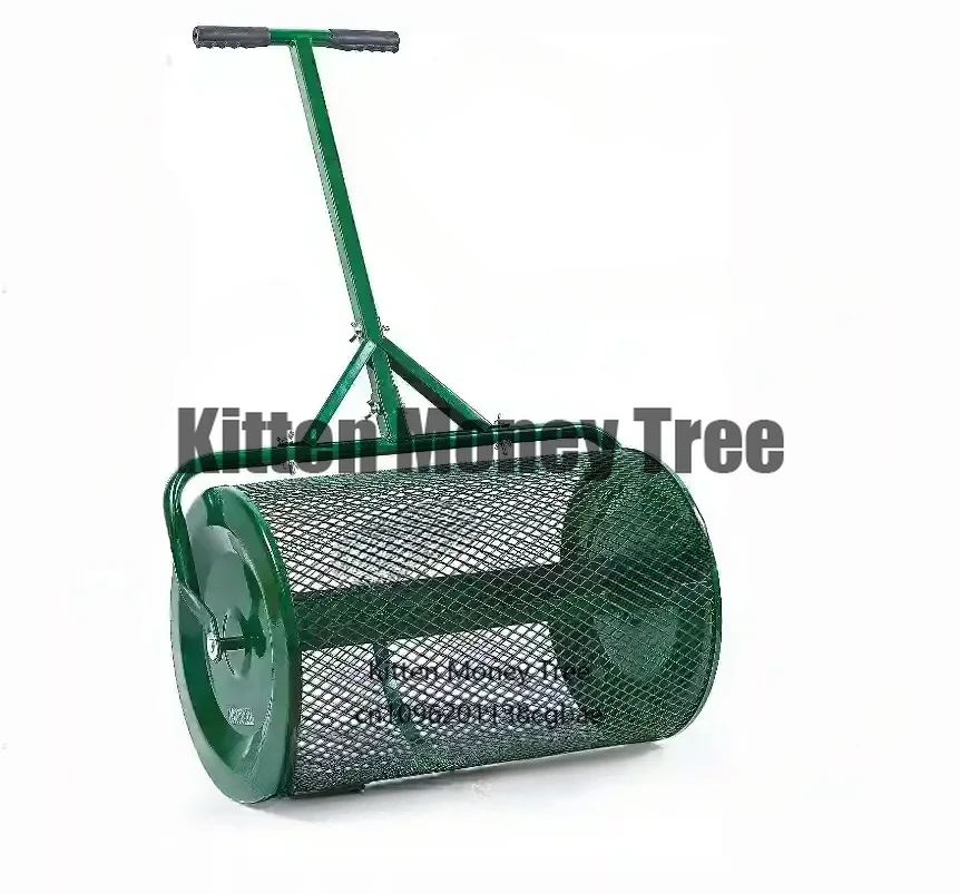 

Push-pull boom Spreader Lawn Garden Agriculture and Forestry Iron Basket Roller Cover Soil Surface Dressing Compost