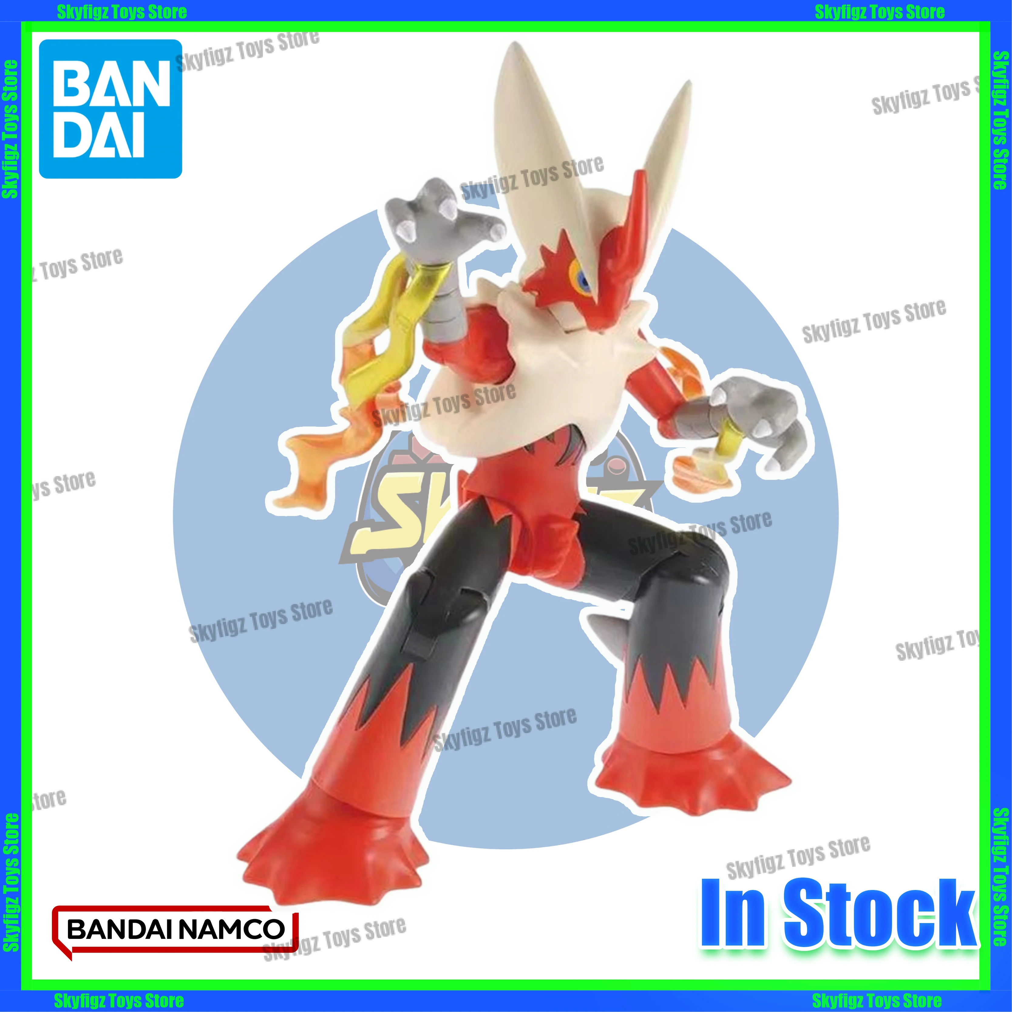 

In Stock Bandai Model Pokémon Quick Fight 37 Super Flame Chicken Assembled Action Figure Collection Gift