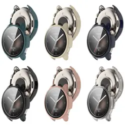 PC+Tempered Protective Case New Full Cover Smart Screen Protector Hard Watch Cover Shell for Amazfit Balance Smart Watch