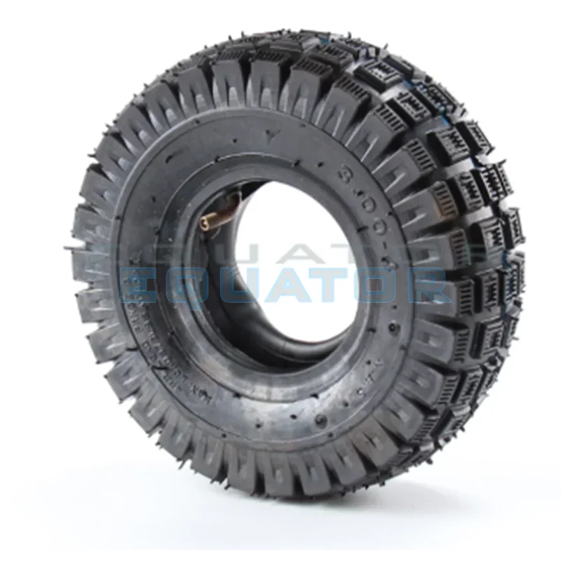 Motorcycle Accessories 3.00-4 Electric Scooter Front Wheel with Tyre Alloy Rim Hub and Inner Tube Wheels Gas Scooter Bike
