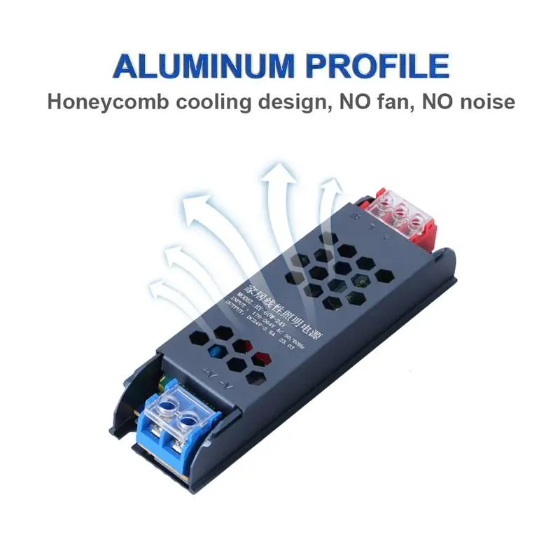محول LED لأضواء الشريط ، محولات الجهد المنخفض الآمنة ، إمدادات الجهد الكهربائي للضوء LED واقية ، ملحقات الإضاءة